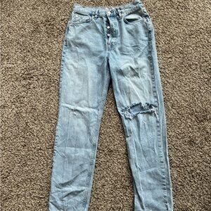 We the free Light Blue Distressed Women Jeans